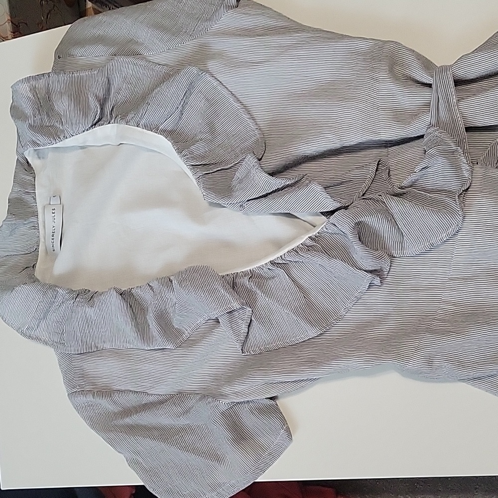 Sincerely Jules Dolly Ruffle Trim Wrap Dress - Picture 5 of 7